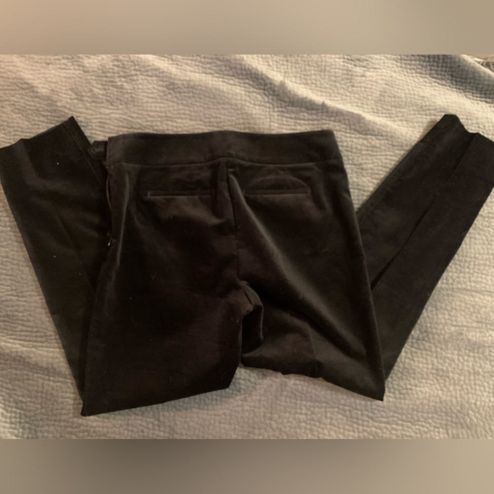 Blk Velvet Trousers
